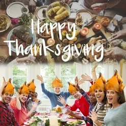 FMYSJ Funky Kalkonben Kockhatt för Thanksgiving & Jul - Polyester, Perfekt för Julbord & Fotorekvisita (FMY)><noscript><img width=