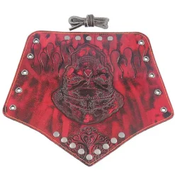 Fuskläder Rustning Medeltida Vantar handledsskydd Viking Arm Guards Larp Tillbehör Bred Bracer Arm Armor Manschett För Män Kvinnor（Röd）><noscript><img width=