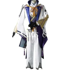 Game Genshin Impact Kamisato Ayato Cosplay Kostym Cosplay Ayato Full Set Ayato Outfits Perfermance Halloween Cosplay Anime Z XXL Costume Wig><noscript><img width=
