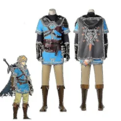 Game Legend Link Cosplay för Vuxna Barn Tears Of The Kingdom Kostym Komplett Set Manlig Halloween Karneval Kostym-WELLNGS Utan peruk 150 | Fyndiq> Dräkter