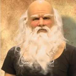 Gammal Silikonmask - Ekologisk Tomtemask - Giftfri - Halloween><noscript><img width=