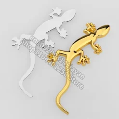 Gecko Bilklistermärken 3D Stereo för Bil Metall Svansmärke Klistermärken Karossdekoration Modifieringstillbehör> Smink