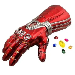 DMstore Gem Avengers 4 Vuxenmodell LED-Ljus Glödande Handskar Thanos Infinity War Iron Man> Tillbehör