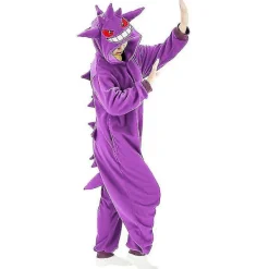 Gengar dräkt heldress pyjamas Halloween jul one piece kigurumi för män kvinnor-WELLNGS XL><noscript><img width=