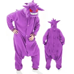Gengar Kostym Helkropps Pyjamas Halloween Jul Overall> Dräkter