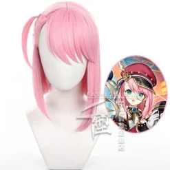 Genshin Impact Charlotte cosplay-peruk Charlotte> Peruker