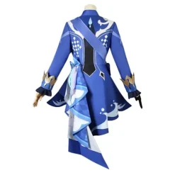 Genshin Impact Fountain Cosplay Kostym Hel Huva Mönster Tyg Focalors Uniform Cosplay Peruk XL><noscript><img width=