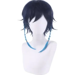 Genshin Impact Peruk Barbatos Flätad Perukmössa> Peruker