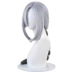Genshin Impact Shenhe Cosplay Peruk Blå Vit Färg Lång Br><noscript><img width=
