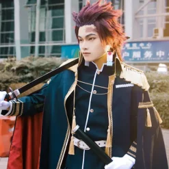 Ghost kill blade cosplay peruk anime karaktär kök dörr Tanjiro><noscript><img width=