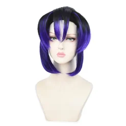 Ghost Slayer Peruk Fjärilsuthållighet Perukmössa Svart Gr[CP]> Peruker