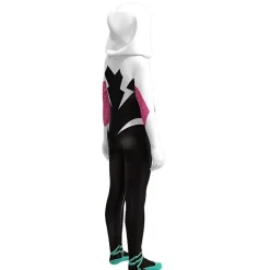 Ghost Spider-gwen Kostym Cosplay Kostym Party Jumpsuit Åtsittande Barnkläder Spiderman Ansiktsmålning 190cm - Perfet 180cm><noscript><img width=