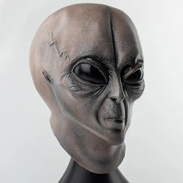 Ghyt Area 51 Alien Grå Mask för Vuxna Halloween> Masker