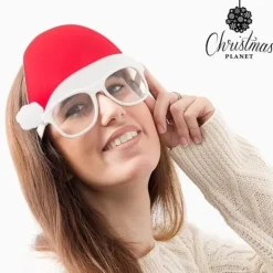 Glasögon med Santa Hat Christmas Planet> Tillbehör