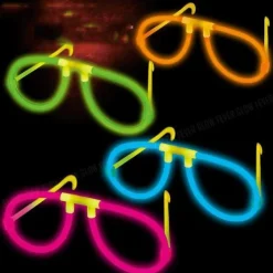 Glow Sticks i Bulk 50st Glow Eyes, Självlysande Rave Party Glasögon Födelsedag Bröllop Party Gåvor Glow Party Tillbehör Jul Halloween Dekor> Tillbehör