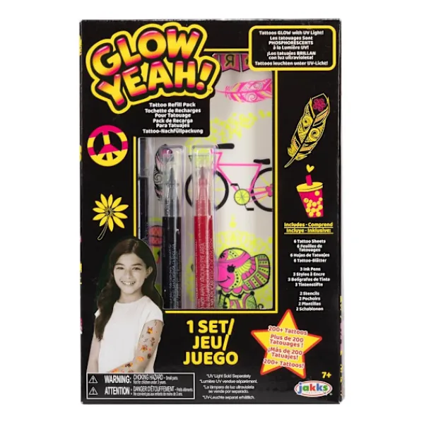 AMO Toys Glow Yeah! Glow in the Dark Tattoo refill Pack> Smink