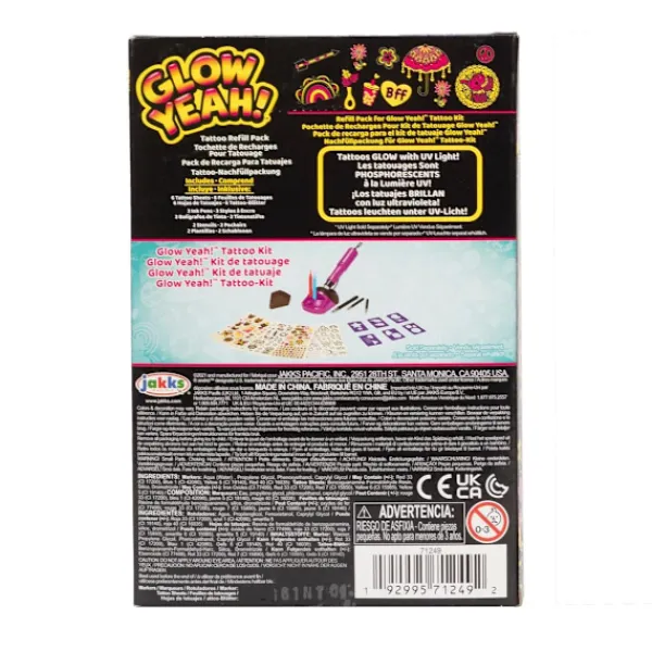 AMO Toys Glow Yeah! Glow in the Dark Tattoo refill Pack> Smink