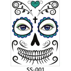 INF Gnuggisar - Tillfälliga ansiktstatueringar 10 st> Smink