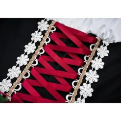 Gos- 2024 New Halloween Beer Girl Dress Shapesome Stage Show Costume Maid Dress L> Dräkter