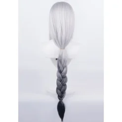 FMYSJ Grå Hästsvans Värmebeständig Peruk För Cosplay Anime Shenhe Peruker Halloween Kostym Peruker Grå - (FMY)><noscript><img width=