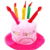 Grattis på födelsedagen Tårta Hatt Grattis på födelsedagen Hatt Plysch Grattis på födelsedagen> Huvudbonader
