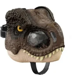FJORD Gråblå Jurassic World Dinosaur Cosplay Mask med Rörlig Mun> Masker
