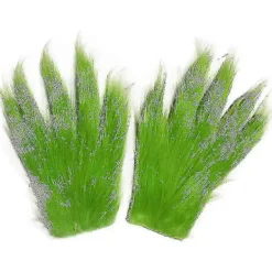 Grinch Kostym Rekvisita, Gröna Monster Kostym Tillbehör The Grinch Stole Christmas Skägg Hatt Handskar_kex3[D]> Tillbehör