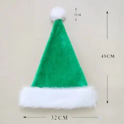 Grön jultomte Tomtedräkt för vuxna deluxe tomtekostym pl> Huvudbonader