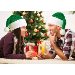 Grön Jultomte Vuxen Lyxig Jultomtedräkt><noscript><img width=