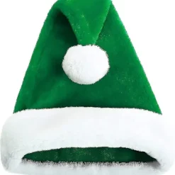 unbranded Grön Tomtehatt Jultomtehatt För Vuxna Lyxig Tomtehatt Kostym Plysch Julpynt><noscript><img width=