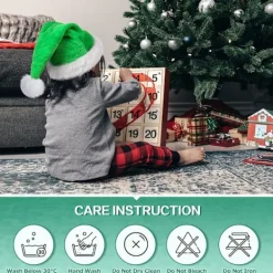 Grön tomteluva i velour, lyxig julhatt för vuxna, tomteluvor för kvinnor och män, tomteluvor, juldekoration><noscript><img width=