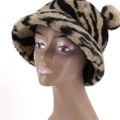 Grodahatt för Vuxna Bomullshatt Grodhatt Fiskare Strandfestival Solhatt Klä upp sig Fest Grodhatt Khaki Zebra Björnöra -> Huvudbonader