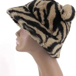 Grodahatt för Vuxna Bomullshatt Grodhatt Fiskare Strandfestival Solhatt Klä upp sig Fest Grodhatt Khaki Zebra Björnöra -><noscript><img width=