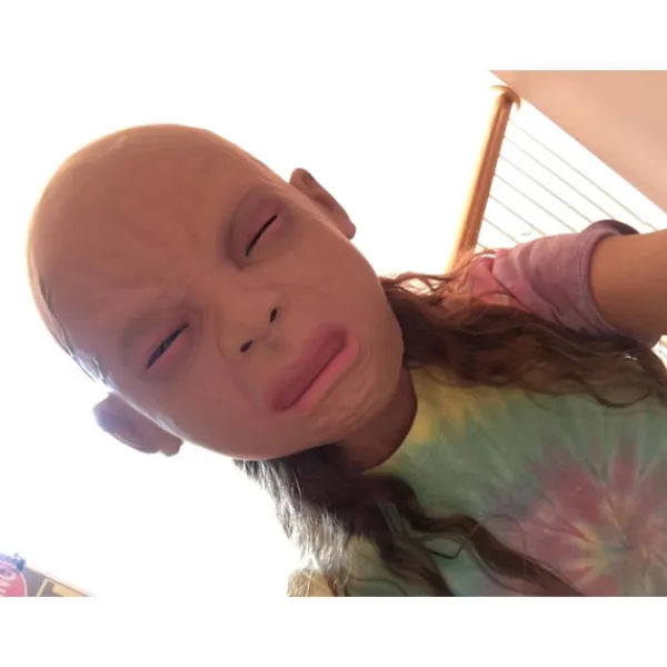 Gråtande bebis mask realistisk latex lämplig för Halloween kostymfest karneval rollspel> Masker