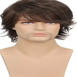 Gud Ond Smiley Mask Skräck Mördare Gud Mask Halloween Film Kostym Cosplay Mask> Peruker