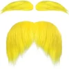 Gul Mustasch och Ögonbryn Cosplay Kostymtillbehör Roliga Festartiklar Män Kvinnor-FQ-> Tillbehör