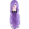 Gul peruk Fei-show syntetisk värmebeständig fiber karneval kvinnor Peruca Perruque Peruk tecknad film kostym Cosplay långt lockigt hår (26 tum, lila) | Fyndiq> Peruker