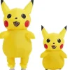 Gul Uppblåsbar Maskot Pica Anime Cosplay för Vuxna och Barn Tecknad Kostym Roliga Maskeraddräkter Kids(120-140CM)> Dräkter