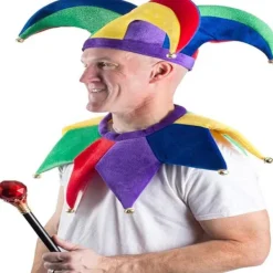 Gycklardräkt - Hatt - Gycklarklown-dräkt - Kungens gycklare><noscript><img width=