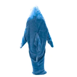 Hajfilt Vuxen Hoodie Sovsäck Bärbar Lös Pyjamas i Ett Stycke S><noscript><img width=