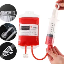 Otego Halloween - 3 pack Blodpåse som rekvisita - Dryckespåsar> Tillbehör