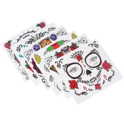 Halloween Ansiktsdekaler Blandad Stil Temporära 12st Papper><noscript><img width=