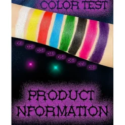 Halloween Ansiktsfärg, Kroppsfärgsstift för Ögonfärg, Smink Skelett Cosplay Party><noscript><img width=