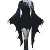 Halloween Bat Sleeve Bandage Dress för Cosplay Party Accessoarer dark green xl black xl> Dräkter