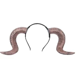 Halloween Cosplay Antik Guld Horn Hårband Rolig Kostymfest Huvudbonad Tillbehör Enkel Ring> Huvudbonader