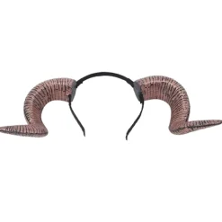 Halloween Cosplay Antik Guld Horn Hårband Rolig Kostymfest Huvudbonad Tillbehör Enkel Ring><noscript><img width=