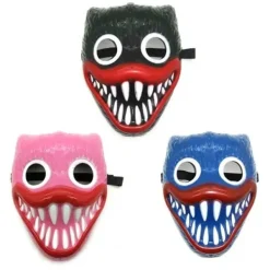 J-star Halloween Cosplay Masker Poppy Playtime Film Huggy Wuggy Mask F Blå en one size> Masker