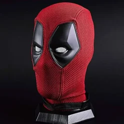 Halloween Deadpool Mask, Superhjälte Wade Winston Wilson Stickad Mask><noscript><img width=