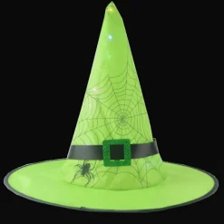 Halloween Dekor Halloween Glödande Hatt Barn Vuxen Party Dans Hexehatt One Size><noscript><img width=