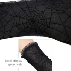 Halloween Dekorationer Dam Spindelnäts Armvärmare för Halloweenfest (Spindelnäts Armvärmare)> Tillbehör